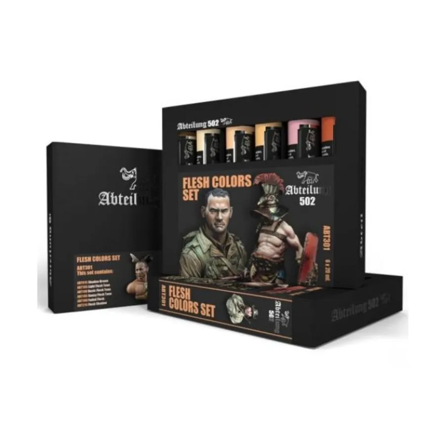 

Телесные цвета, Abteilung 502 - Modelling Oils Sets (AK-Interactive)