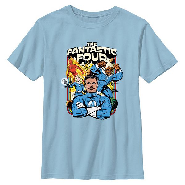 

Футболка с принтом Fantastic Four для мальчиков 8-20 Marvel