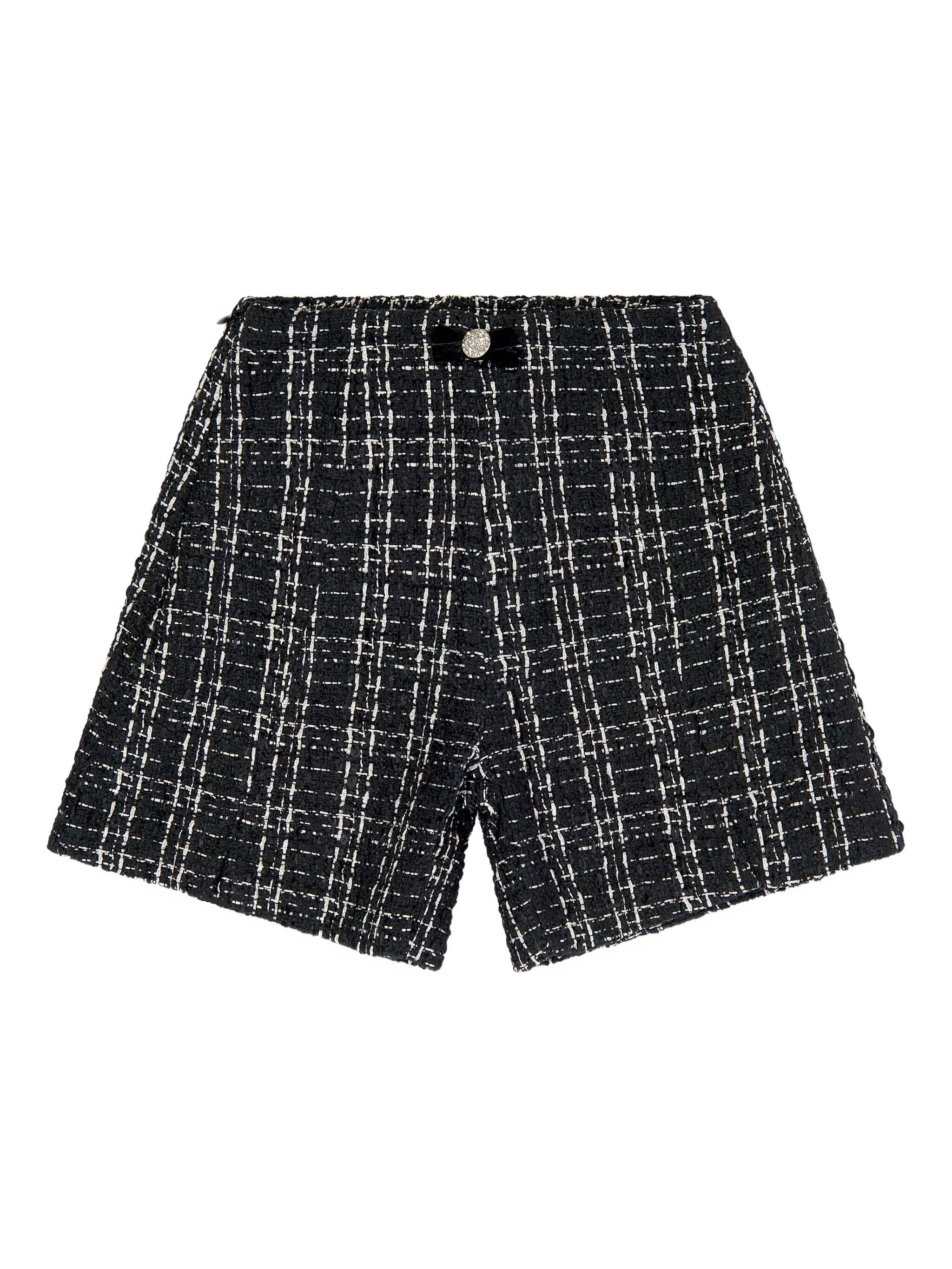 

Шорты в клетку Bcbg Kids, черный