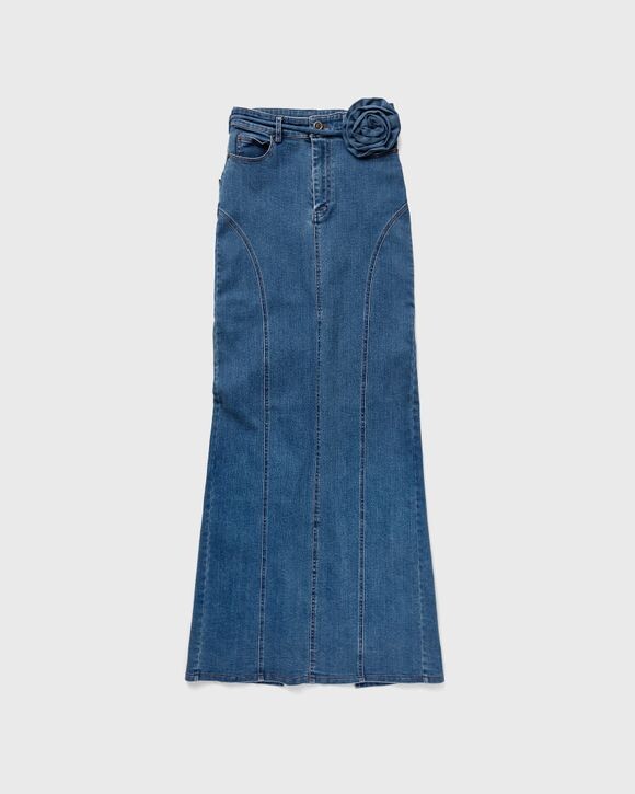 

Юбка Rotate Birger Christensen Stretchy Maxi Skirt, цвет orion blue