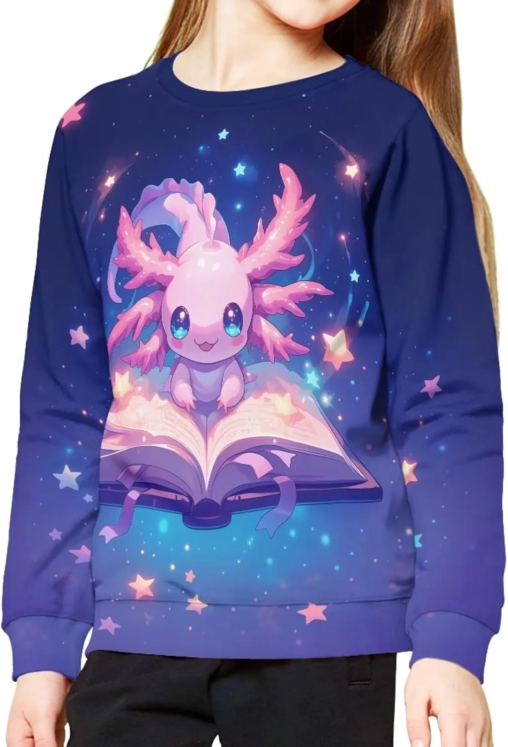 Свитшот детский Axolotl Book, ZPINXIGN