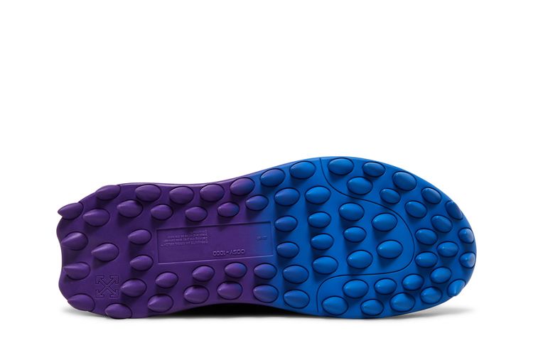 Кроссовки Off-White ODSY-1000 'Purple Blue Spray Paint', фиолетовый — фото 4