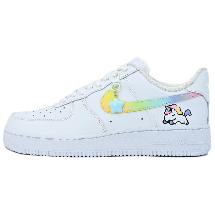 

Кроссовки Nike Air Force 1 Skateboarding Shoes Women's Low-top White/pink, цвет Multicolor