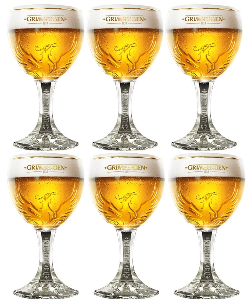 

Пивные бокалы Grimbergen на ножке 250 мл - 6 шт, прозрачный