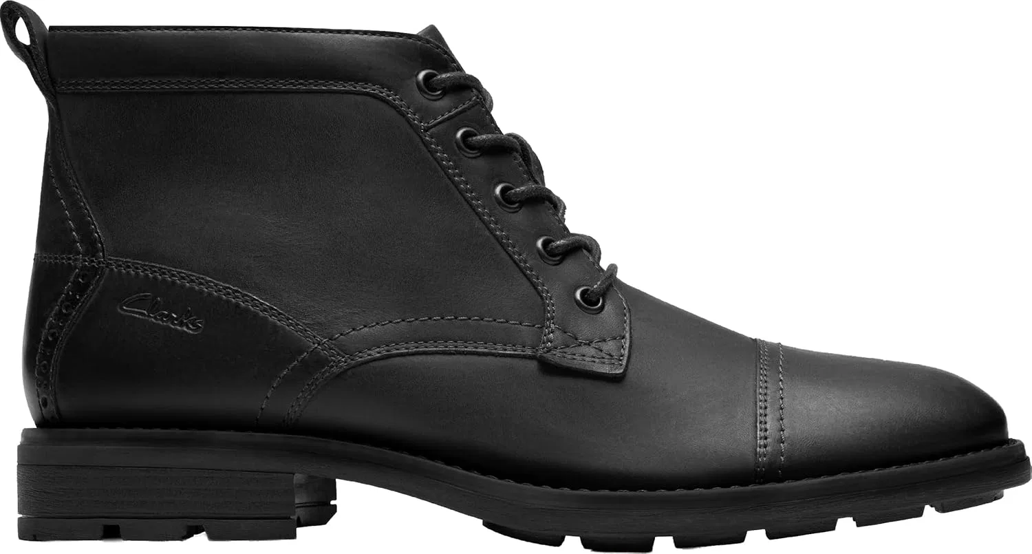Мужские армейские ботинки Clarks Emmet Zip, 2-Black Used — фото 4