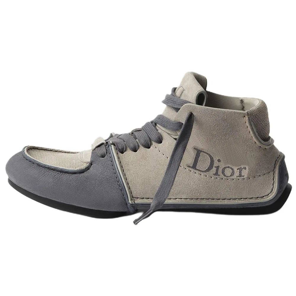 Ботильоны мужские серые DIOR
