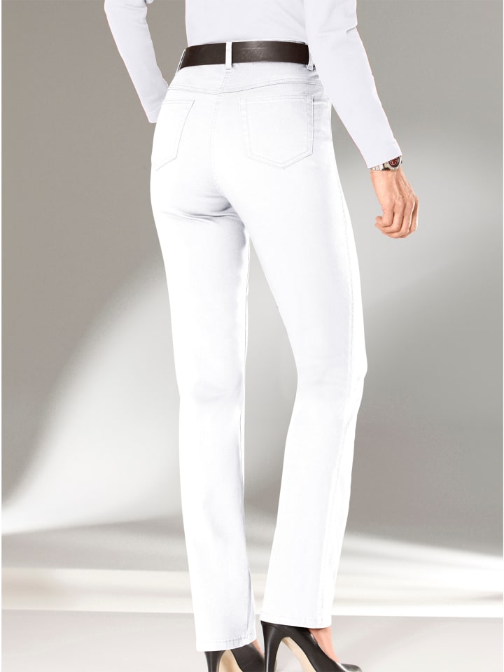 

Джинсы с пятью карманами белого цвета WITT WEIDEN