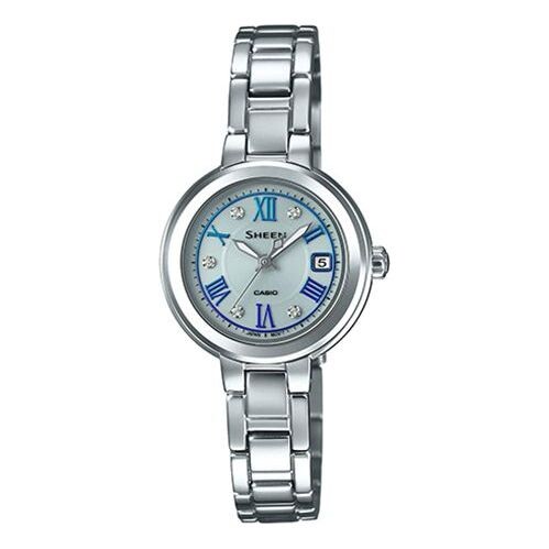 

Часы CASIO SHEEN Series Fashiones Silver Waterproof Blue Analog, синий