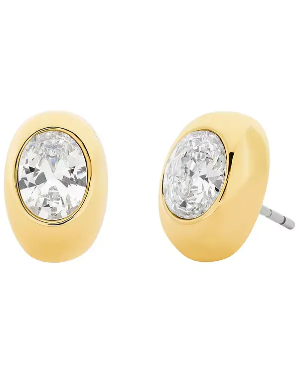 

Серьги-Гвоздики с овальными камнями Michael Kors, gold