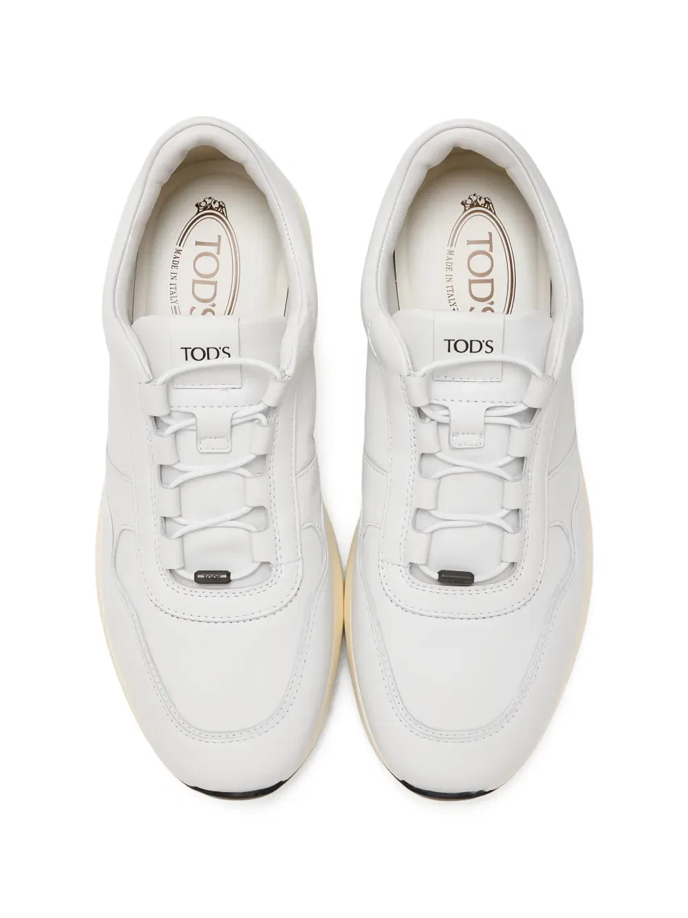 Кожаные кроссовки Tod'S, белый — фото 2