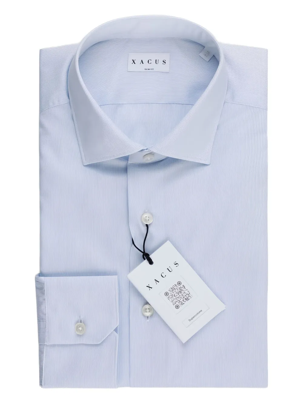 

Рубашка в полоску Xacus, синий