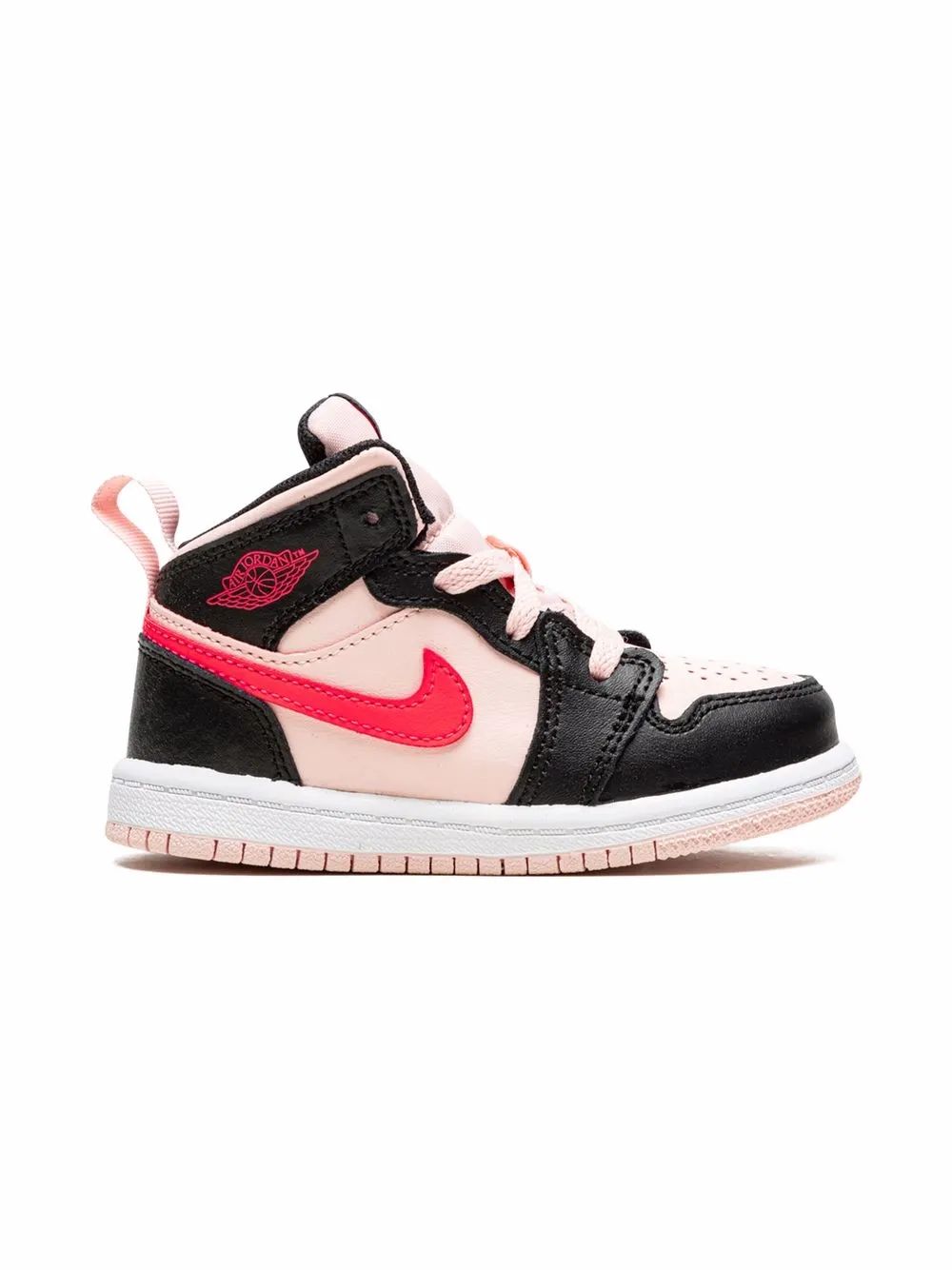 Высокие кроссовки Air Jordan 1 Mid Jordan Kids, черный — фото 2
