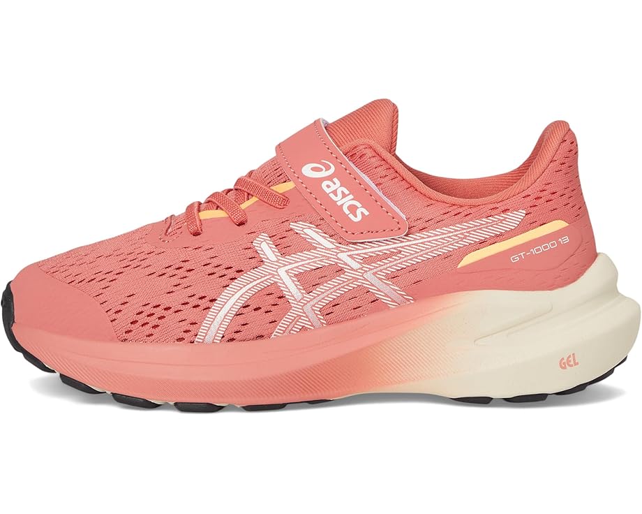 Детские кроссовки Asics GT-1000 13 Pre-School (Toddler/Little Kid) ASICS Kids, Dark Pink Clay/White — фото 4