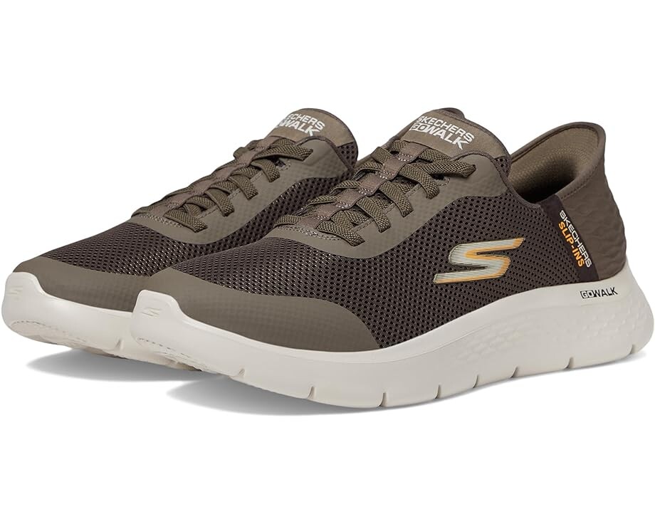 

Кроссовки SKECHERS Performance Go Walk Flex - Hands Up Hands Free Slip-Ins, коричневый, Коричневый;серый, Кроссовки SKECHERS Performance Go Walk Flex - Hands Up Hands Free Slip-Ins, коричневый