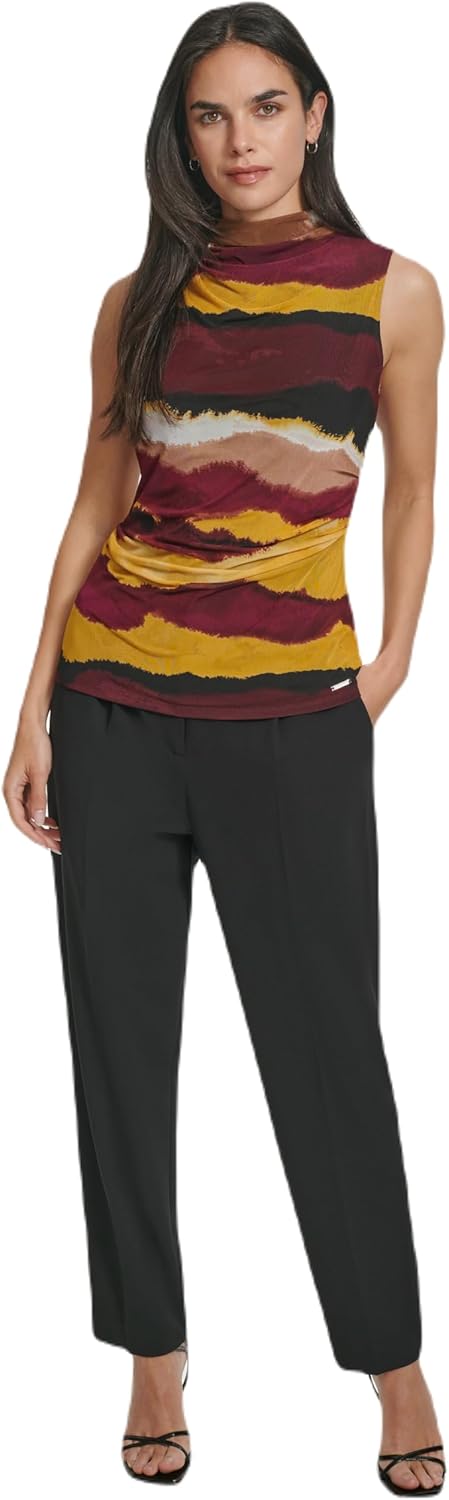 

Женская бесшовная майка без рукавов Calvin Klein, Ochre Multi