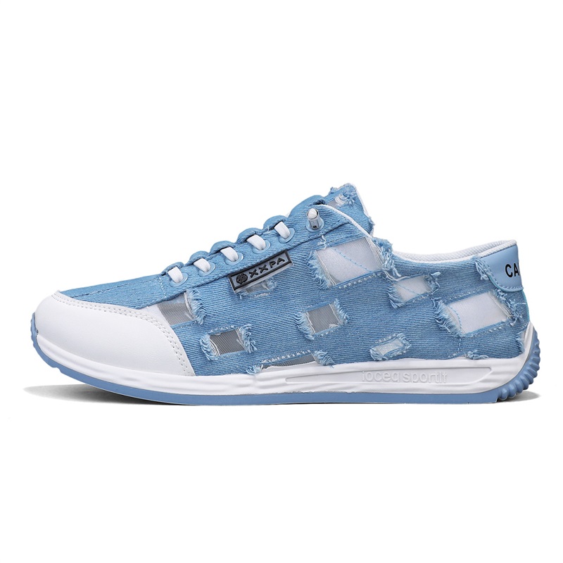 

Wooden Rabbit Амортизирующие, износостойкие, дышащие, увеличивающие рост низкие кеды мужские деним синие, цвет Denim Blue