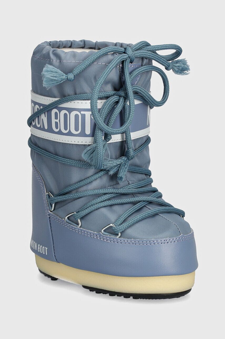 

Детские зимние ботинки Moon Boot ICON NYLON, серый