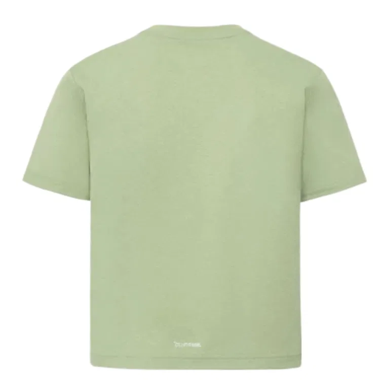Детская футболка с круглым вырезом Adidas, Mystic Yellow Green/White — фото 3