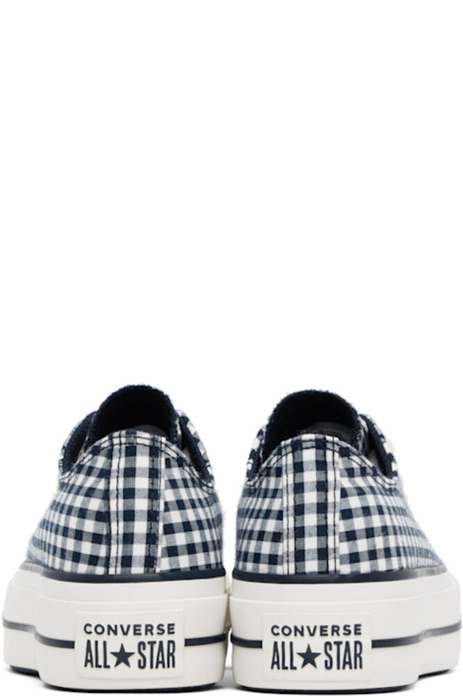 Кроссовки Chuck Taylor All Star Gingham с синими и белыми вставками Converse — фото 2