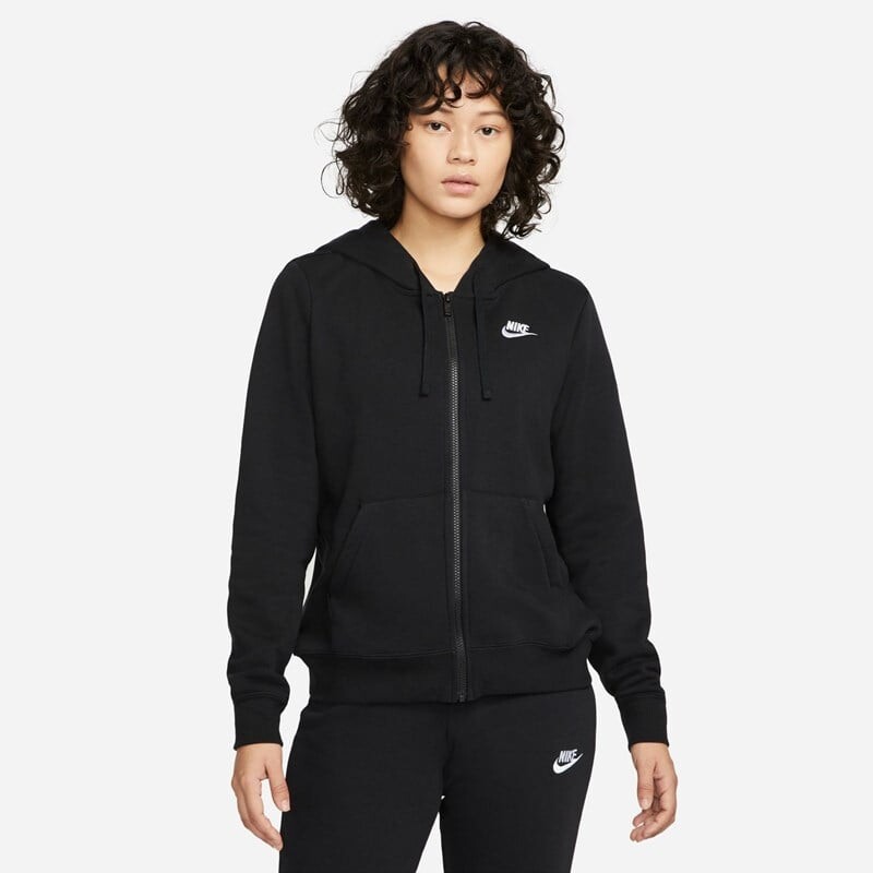 

Женская клубная флисовая толстовка Nike, белый