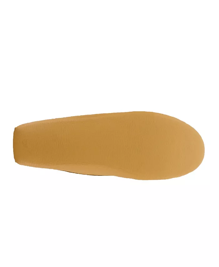Мужские мокасины из двойной оленьей кожи с мягкой подошвой Minnetonka, коричневый/бежевый — фото 3