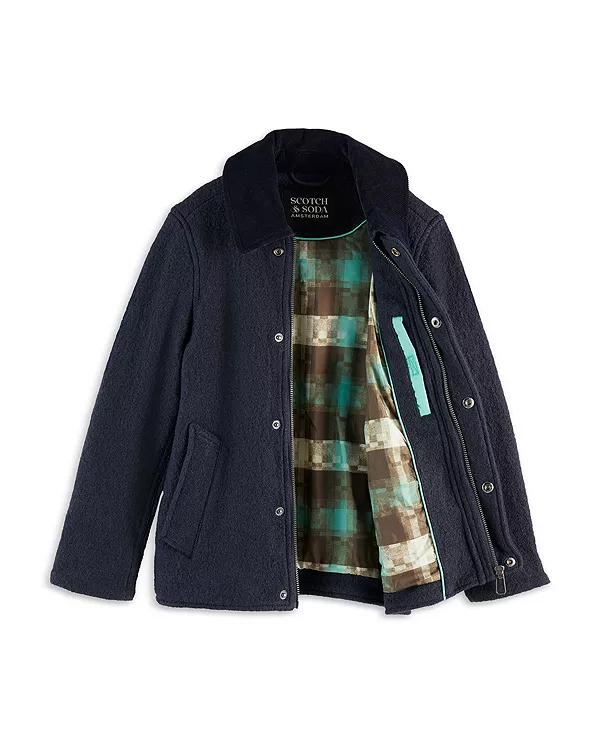 Детское пальто - для малышей и для взрослых Scotch & Soda, синий — фото 3