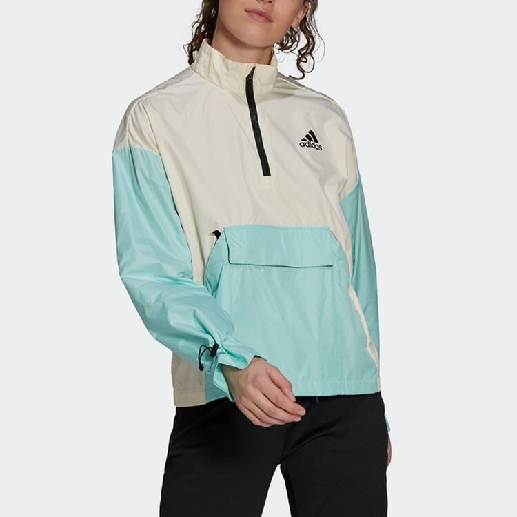 Куртка женская мятно-зеленая Adidas — фото 3