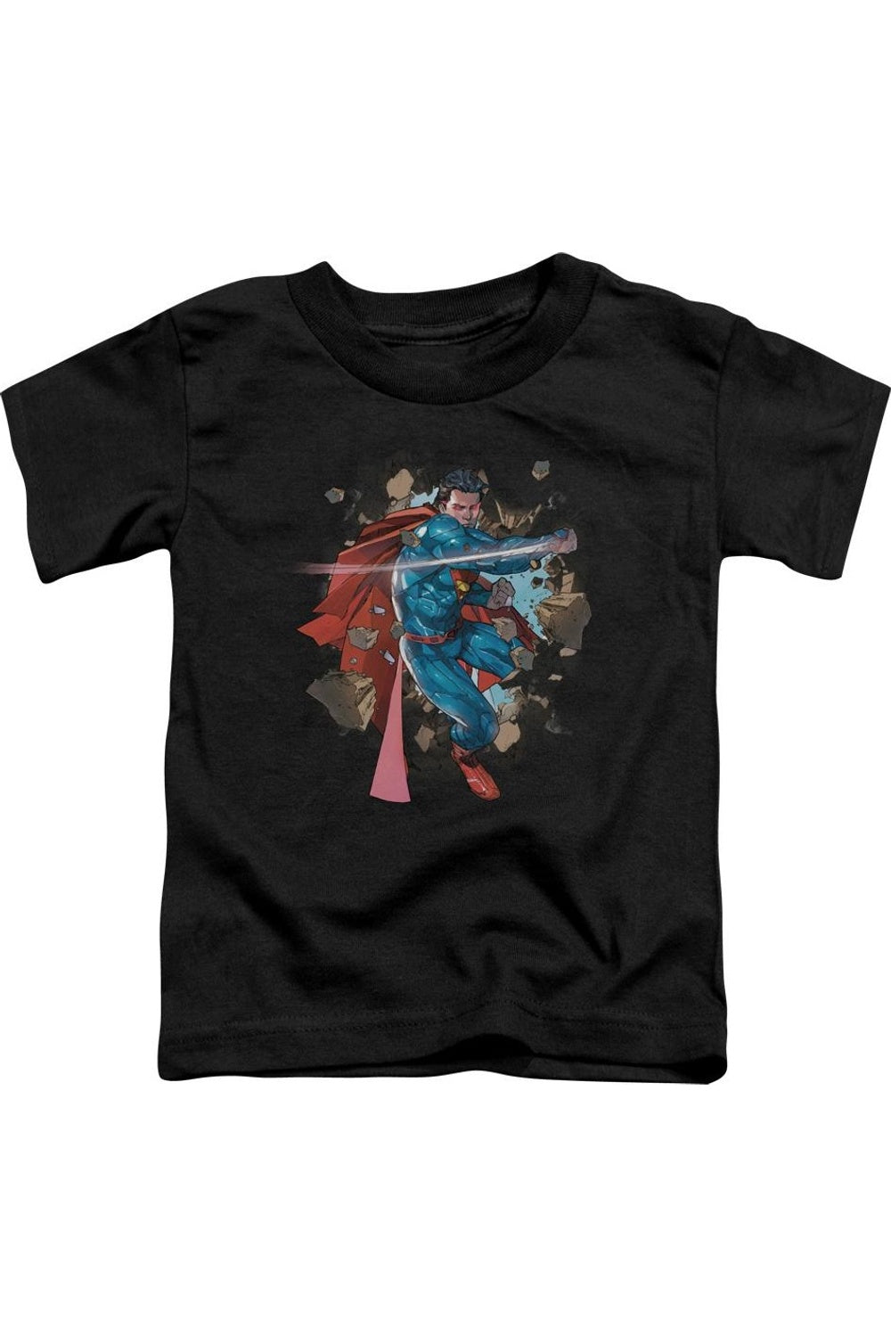 

Футболка с коротким рукавом для малышей "Супермен: Разрушитель скал" Gildan, черный