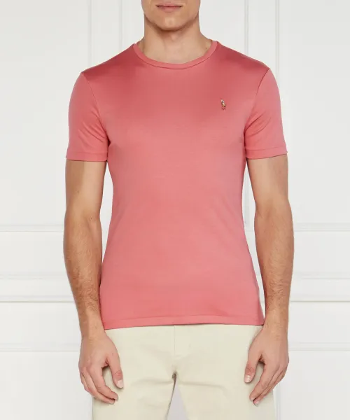 

Футболка Slim fit Polo Ralph Lauren, розовый