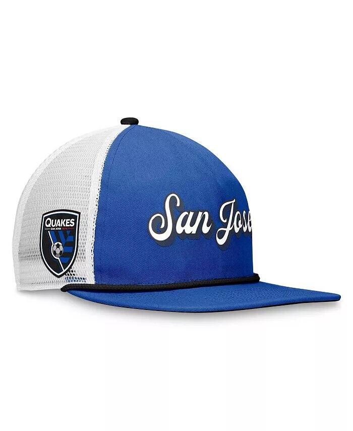 

Мужская королевская белая кепка San Jose Earthquakes True Classic Golf Snapback Fanatics