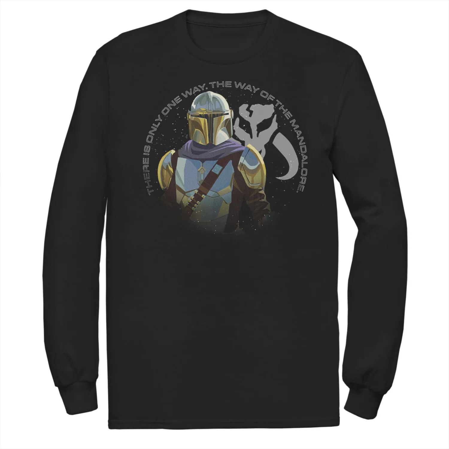 

Мужская футболка с портретом Star Wars The Mandalorian The Way Of The Mandalorian, Черный, Мужская футболка с портретом Star Wars The Mandalorian The Way Of The Mandalorian