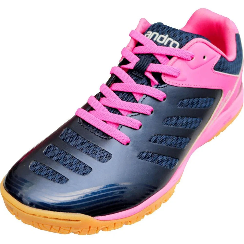 Унисекс кроссовки для настольного тенниса «Cross Step» от andro, Navy X Pink — фото 2