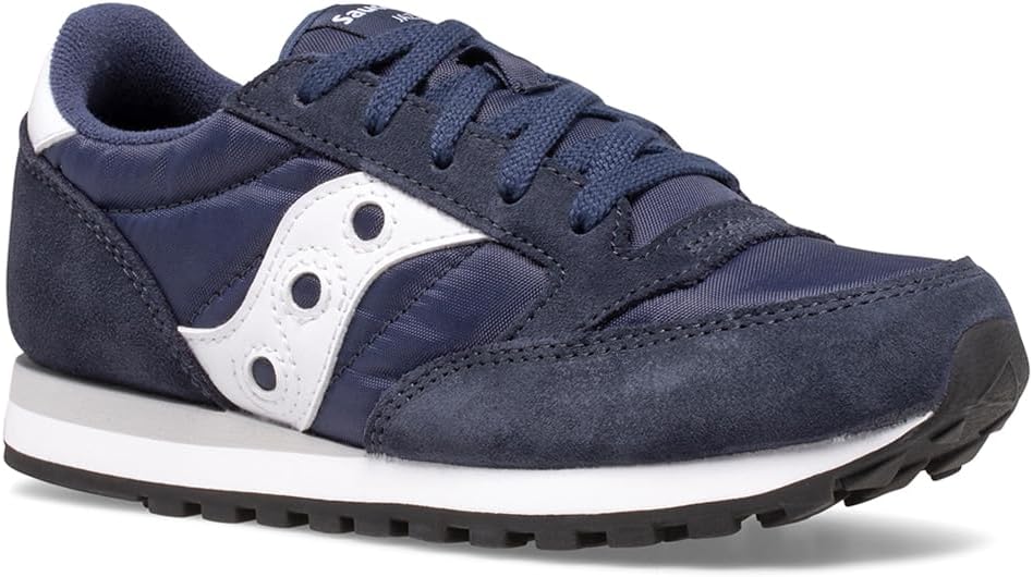 Детские кроссовки Saucony с альтернативной застежкой, белый/синий/темно-синий — фото 2