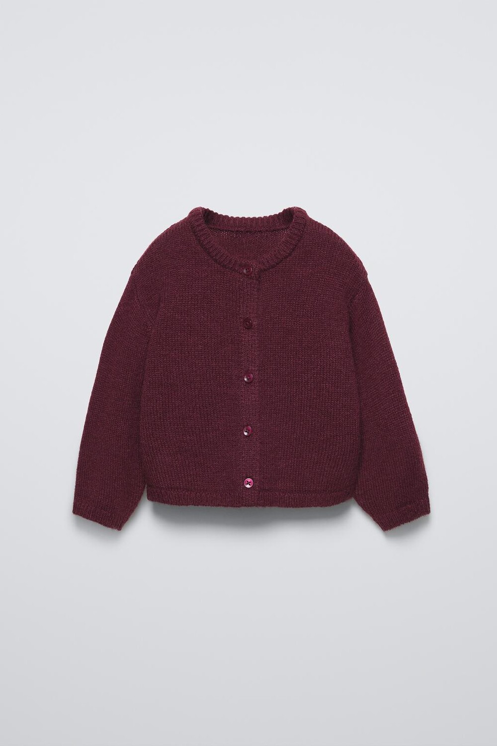 

Кардиган из смешанной шерсти ZARA, бордо