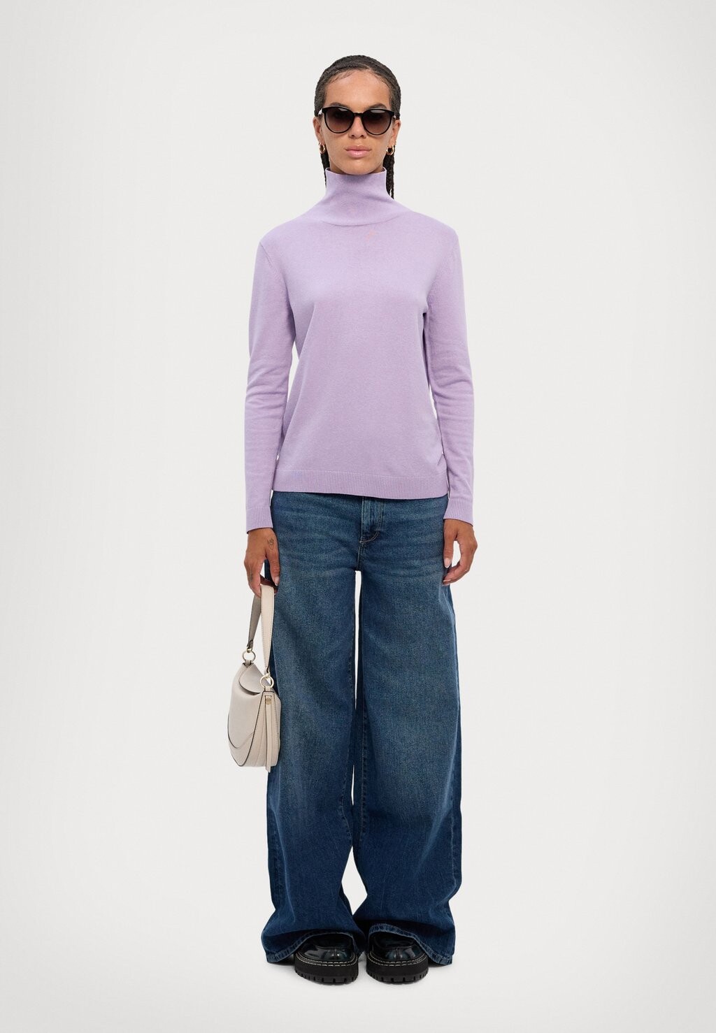 

Вязаный свитер WEEKEND MaxMara, сирень