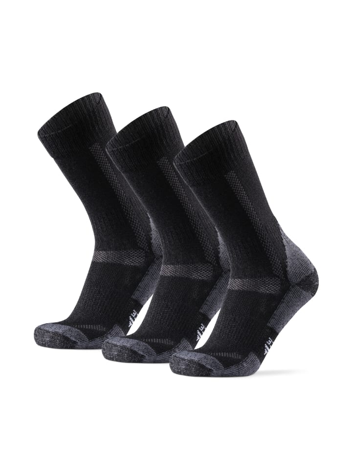 

DANISH ENDURANCE Классические походные носки черно-серого цвета