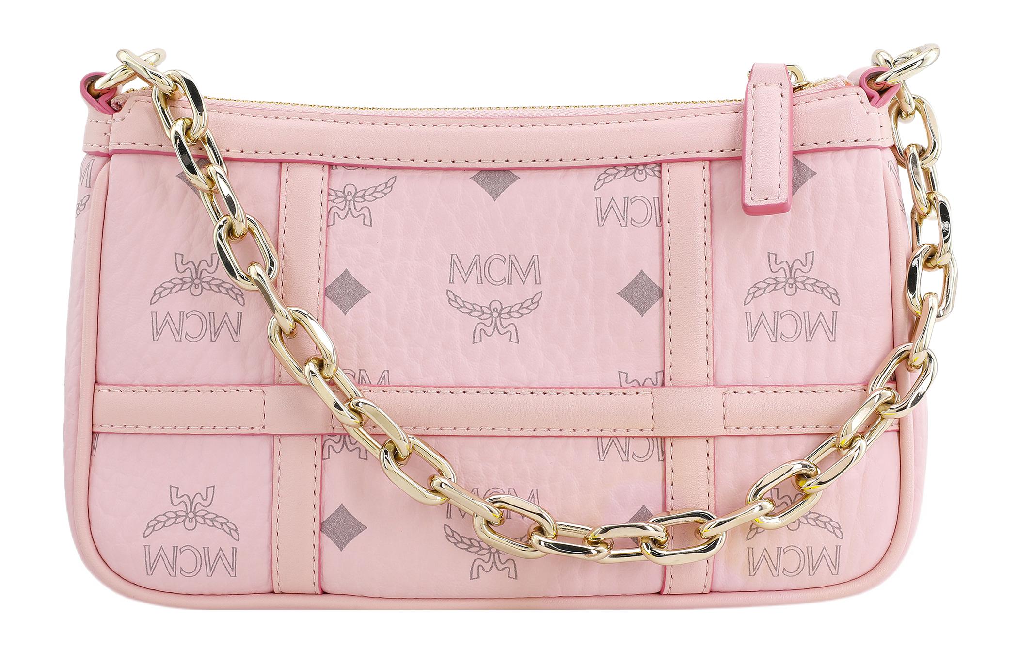 

MCM Сумка кросс-боди мини женская розовая