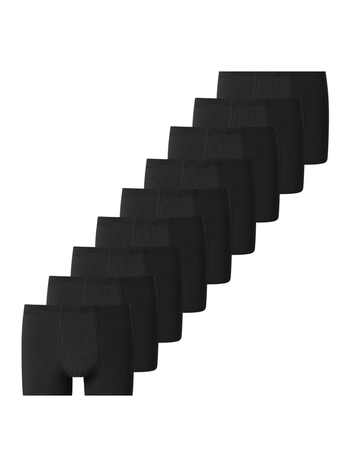 

Schiesser Ретро шорты/брюки 95/5 Essentials - органический хлопок, черный цвет