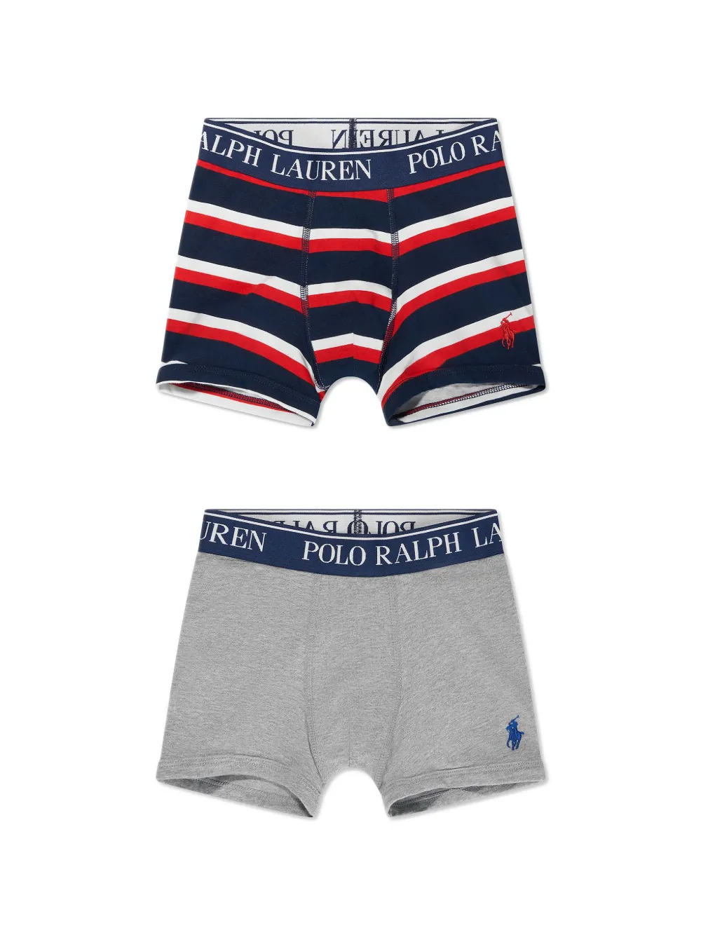

Комплект из двух боксеров с вышивкой Polo Pony POLO RALPH LAUREN KIDS, серый