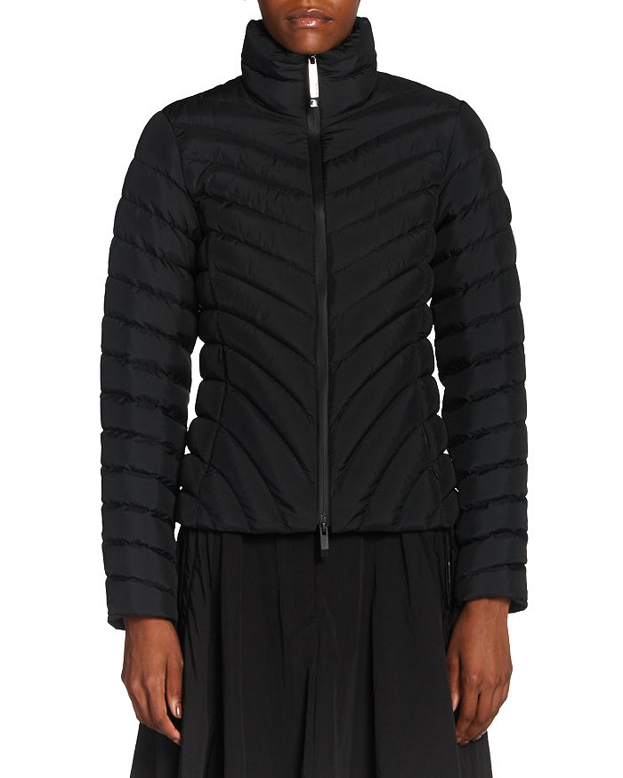 

Grange Стеганая куртка с воротником-стойкой Moncler, черный