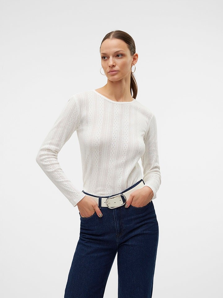 

Лонгслив Vero Moda, белый