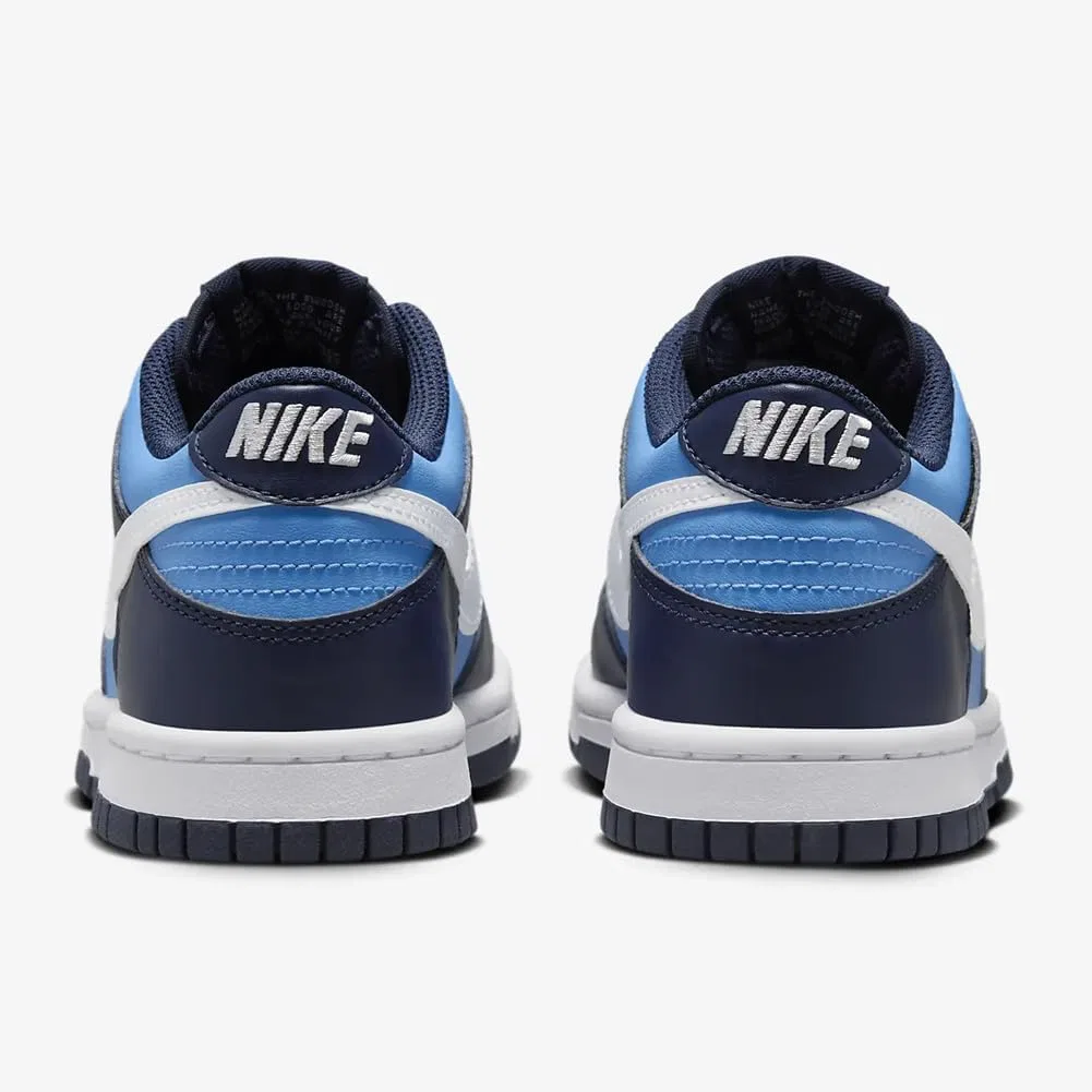 Кроссовки для мальчиков Nike Dunk Low, Navy/White, Azul — фото 3