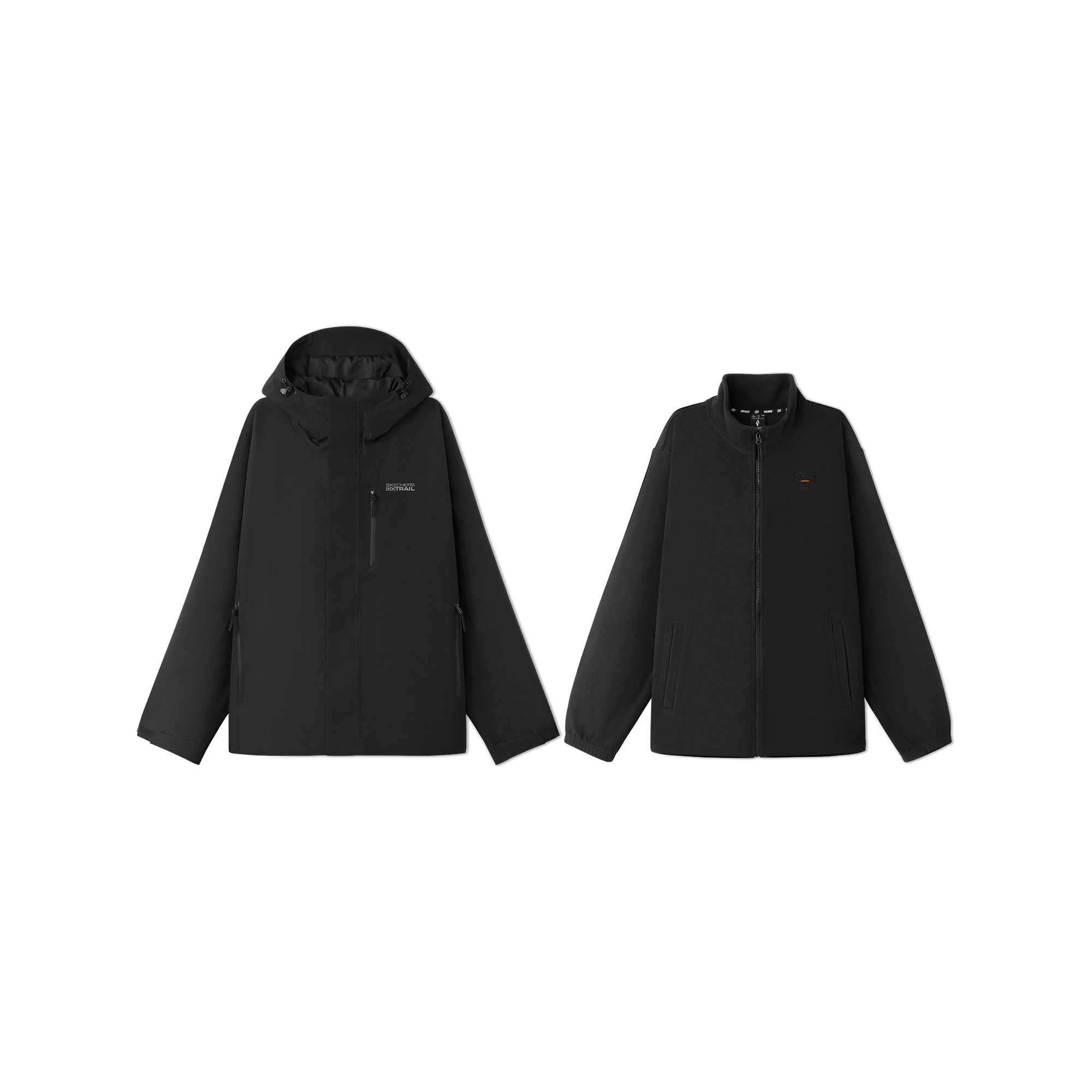 

Ветровка с водоотталкивающим покрытием мужская Skechers, черный