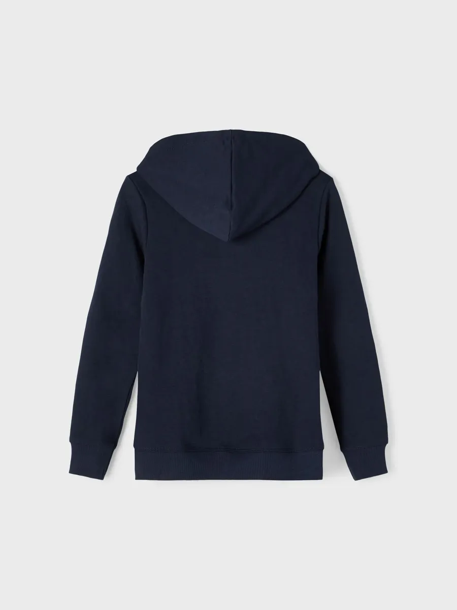 Имя It толстовка "NKMNESWEAT CARD W HOOD UNB NOOS" Name It, цвет Dark Sapphire — фото 4