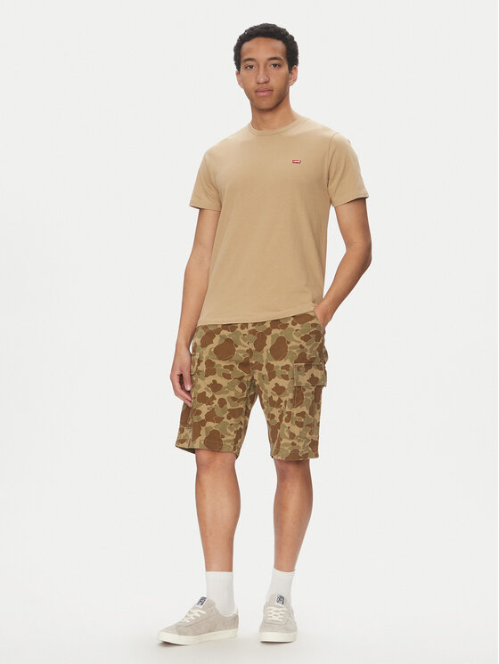 Шорты из ткани обычного кроя Carrier Cargo 001KG-0004 Levi'S, коричневый — фото 2