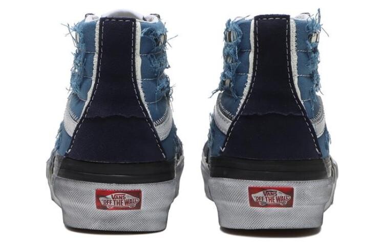 Обувь для скейтбординга Vans SK8 унисекс, Blue with White Lettering — фото 4
