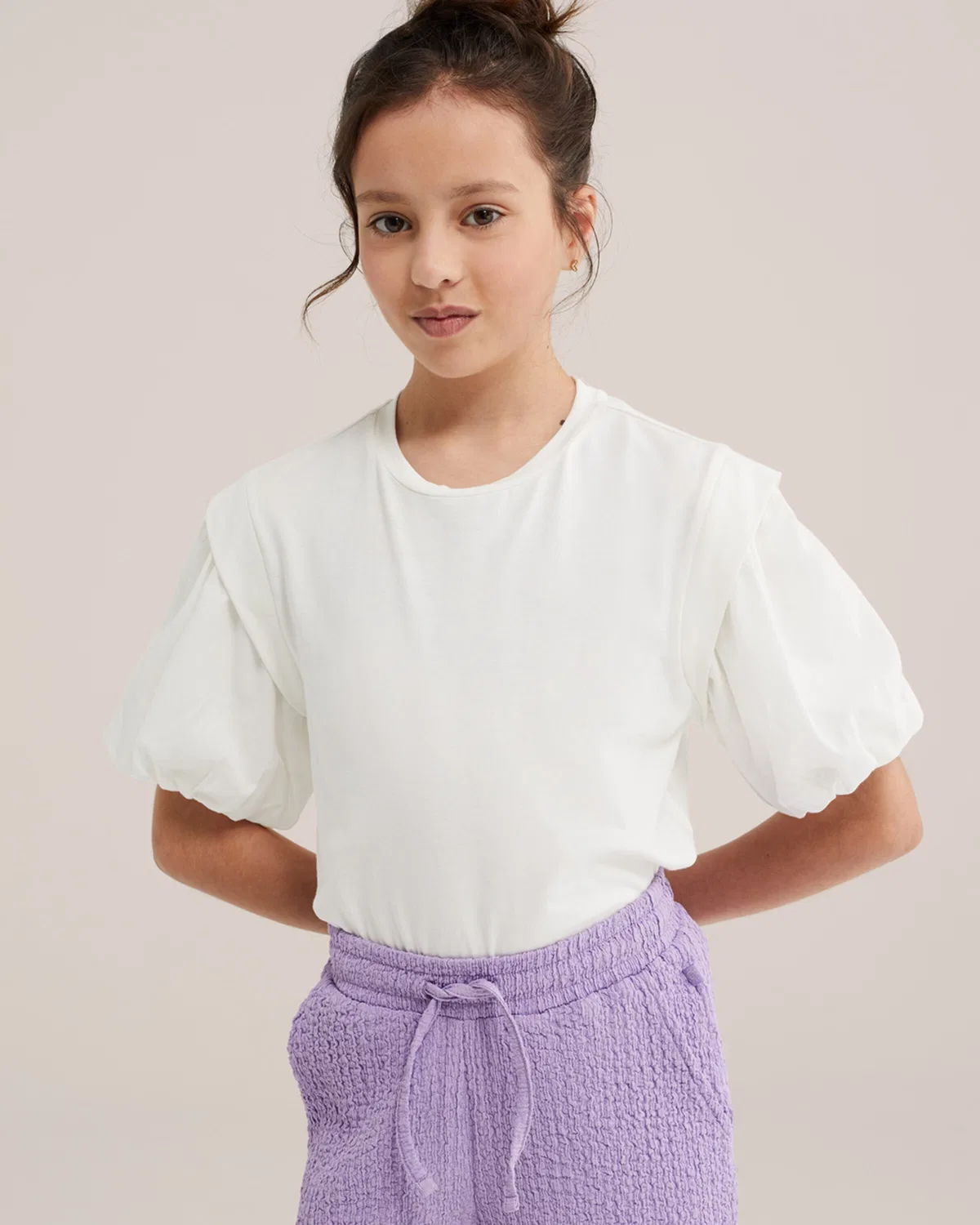 Футболка We Fashion, Ivory — фото 3