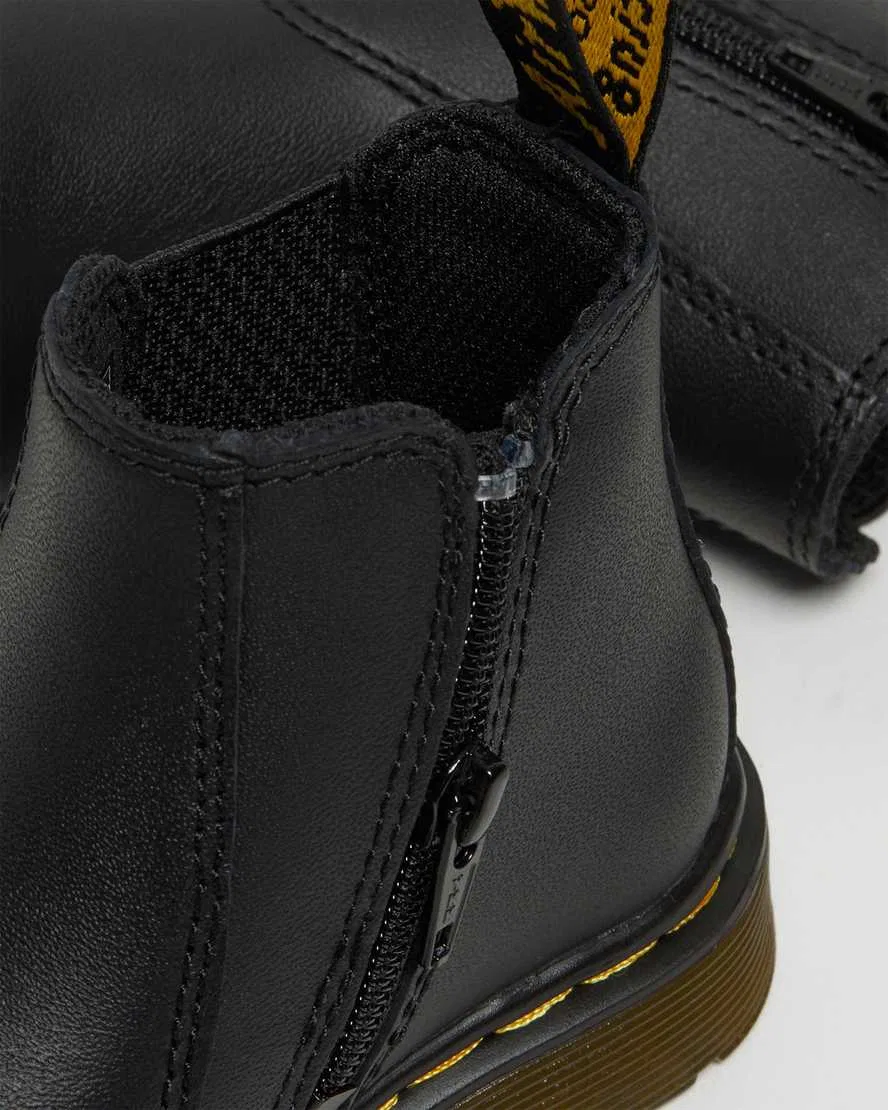 Ботинки Челси Dr Martens Softy T 2976 для младенцев и малышей, натуральная кожа, черный — фото 3