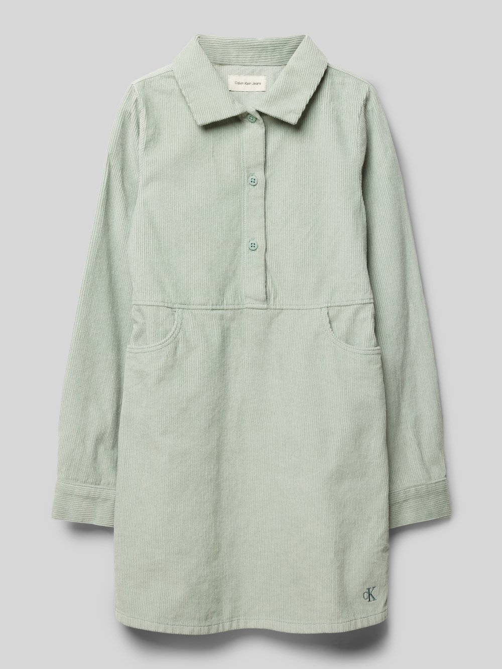 

Платье из вельвета с пришитыми этикетками, модель «CORDUROY» Calvin Klein Jeans