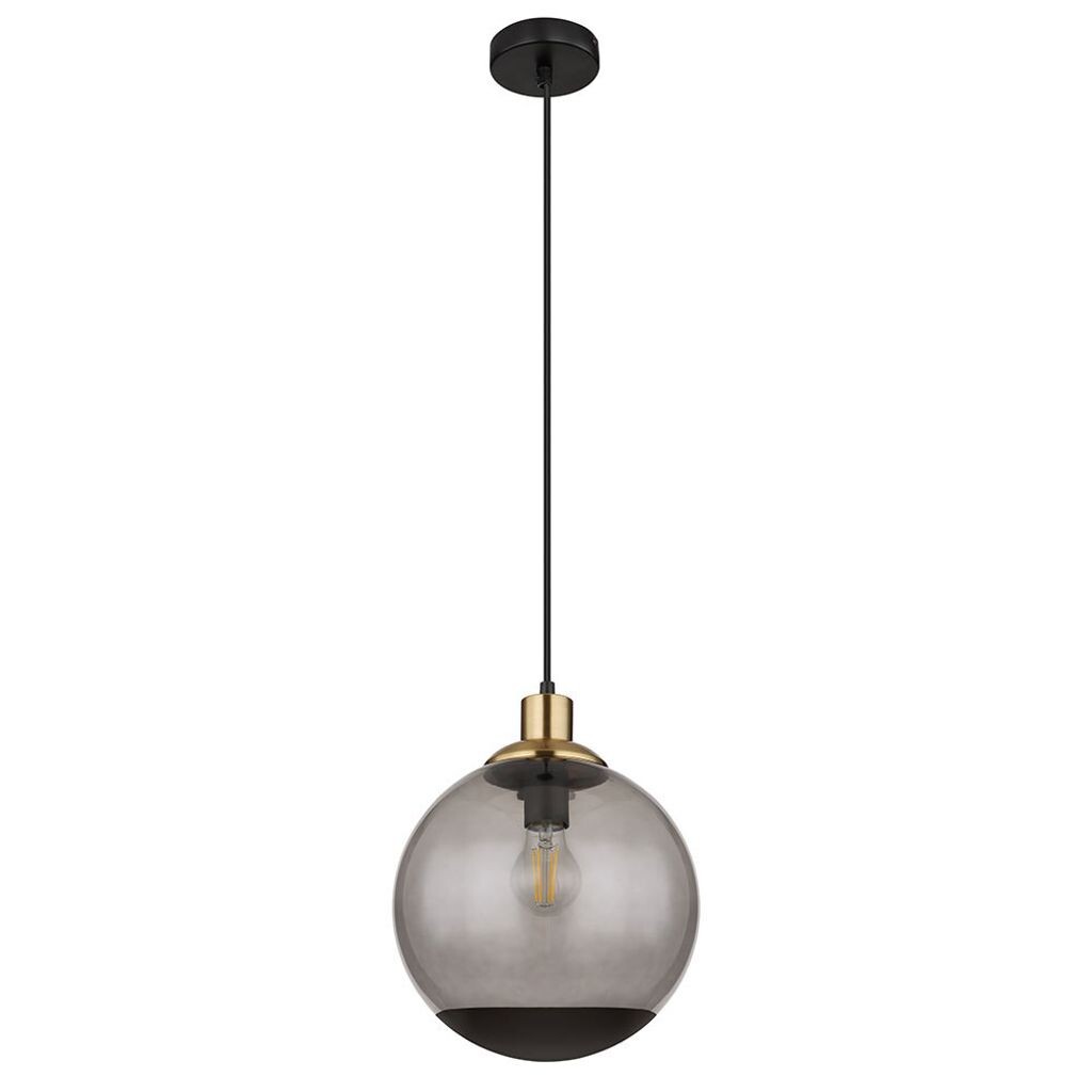 

Подвесной светильник, металл, черный матовый, стекло, В 120 см Globo Lighting